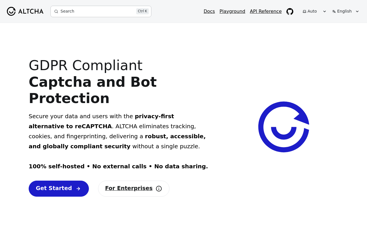ALTCHA homepage screenshot